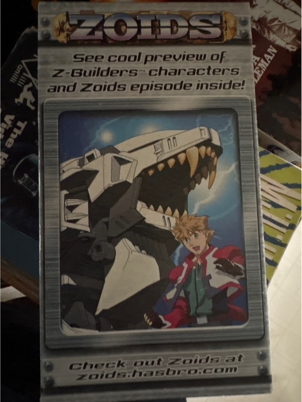 Vintage 2002 Zoids Z-Builder Anime Ep. VHS TapePromo Rare
